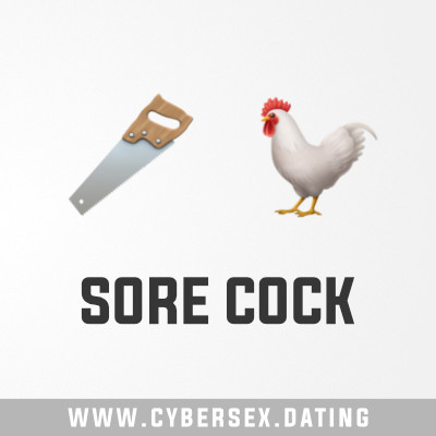 Emoji sore cock